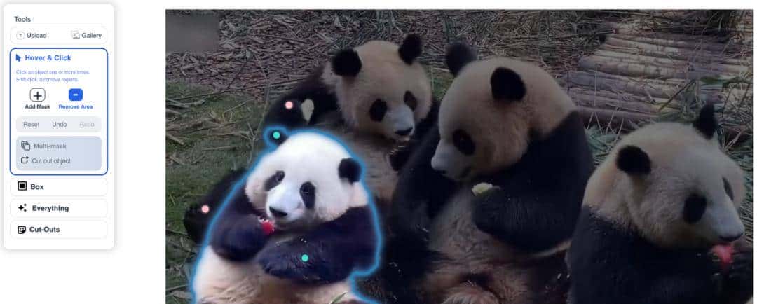 Prompt一键抠图！Meta发布首个图像分割基础模型，开创CV新范式