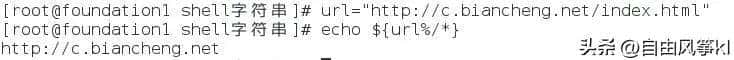 学习shell第三天——字符串