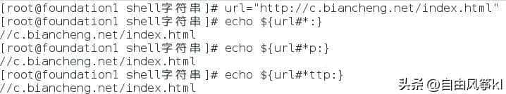 学习shell第三天——字符串