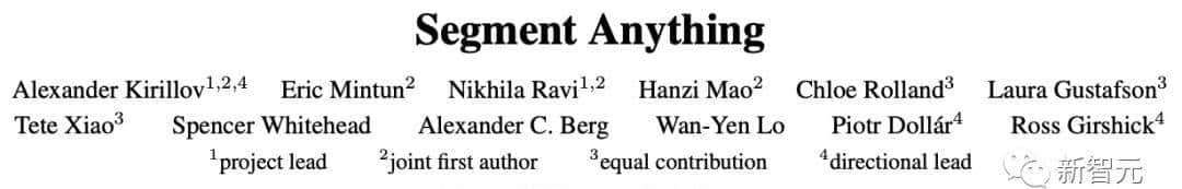 Prompt一键抠图！Meta发布首个图像分割基础模型，开创CV新范式