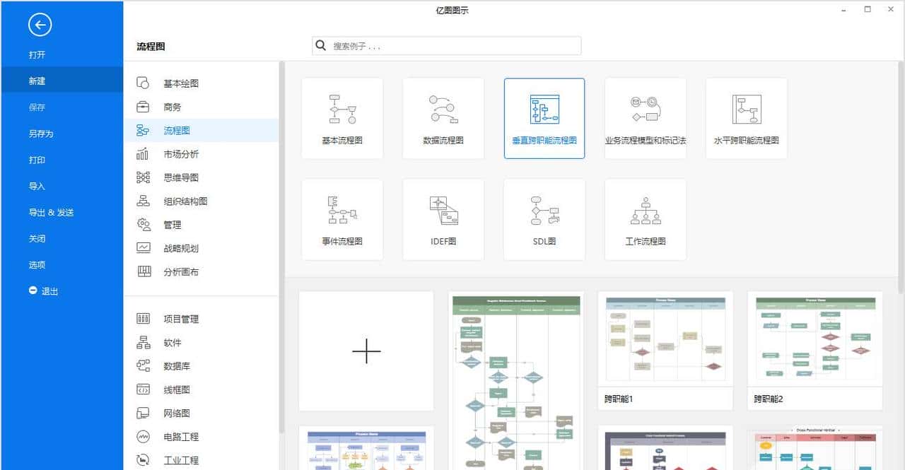 跨职能流程图模板大全！便捷套用快速绘制流程图