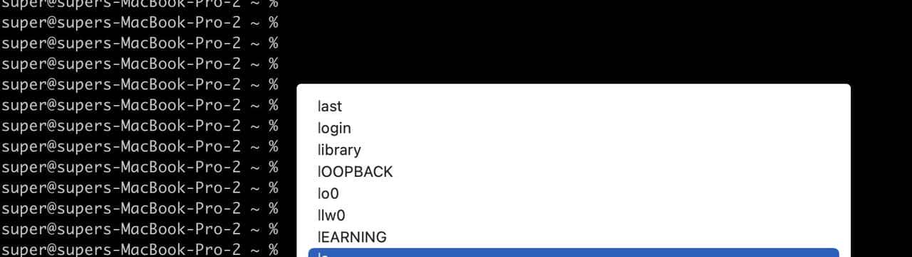 Mac os 终端iTerm2 (一)