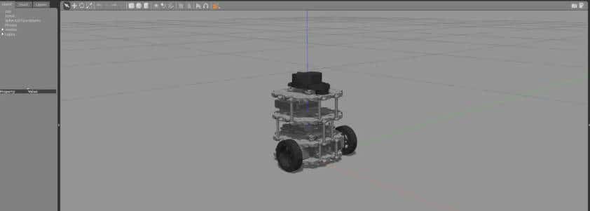 移动平台仿真之---在gazebo中导入移动小车+二维码