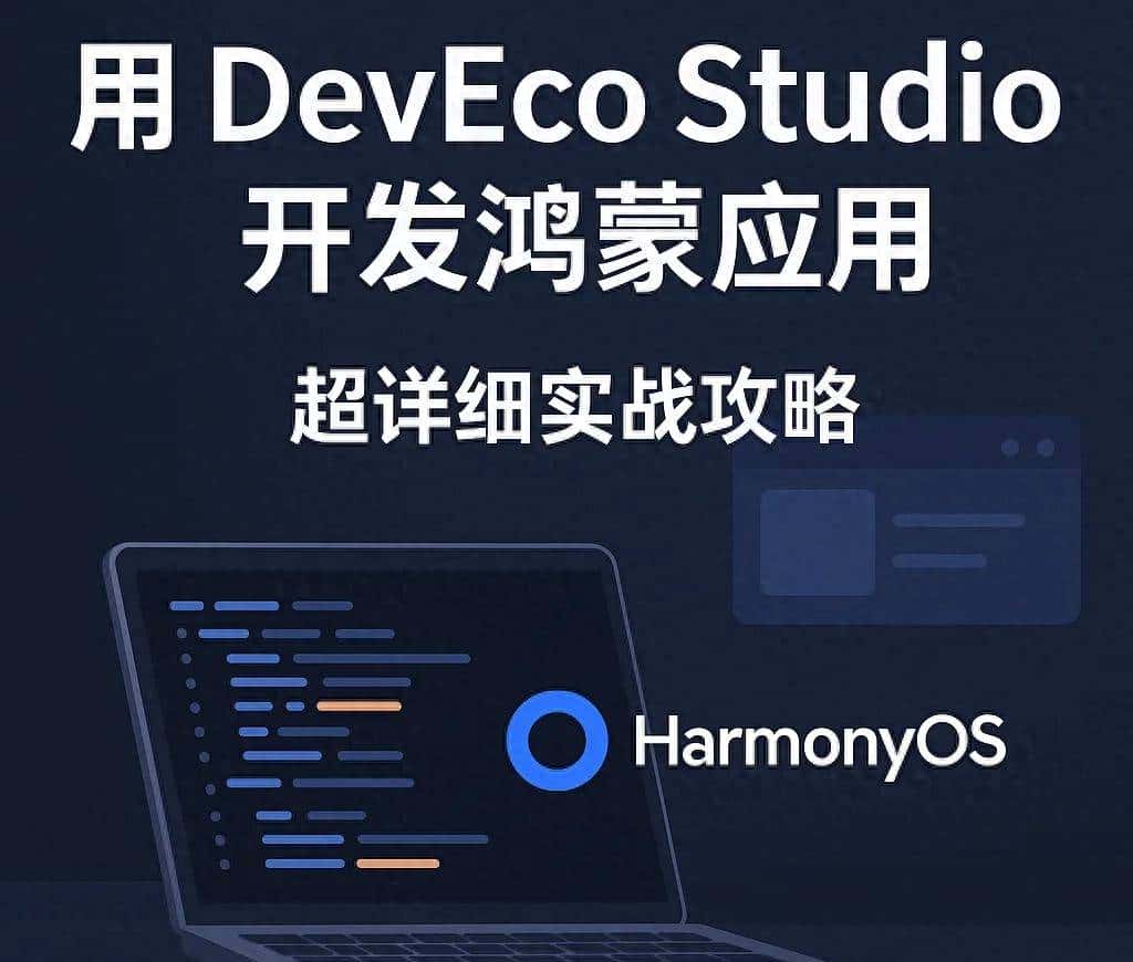 用 DevEco Studio 从零到一开发鸿蒙应用——超详细实战攻略