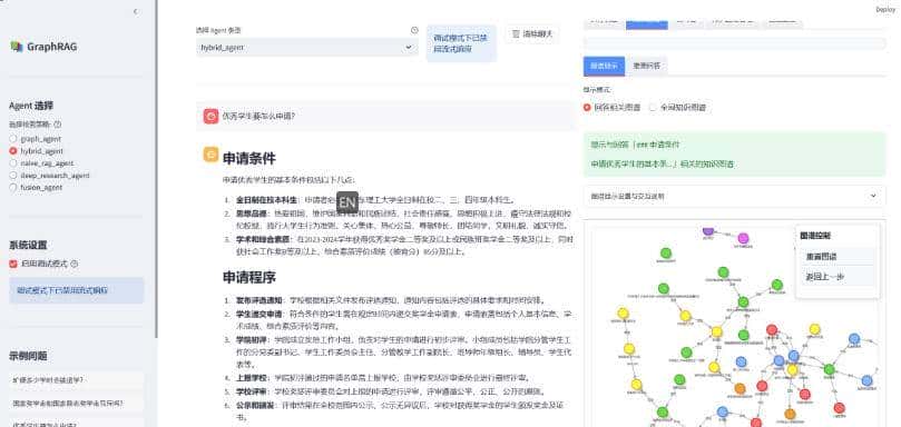 GraphRAG Agent:GraphRAG + DeepSearch 实现与问答系统(Agent)构建