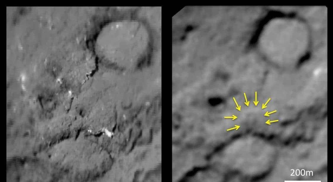被隼鸟二号砸出直径17米大坑的"龙宫"，表面只有900万岁