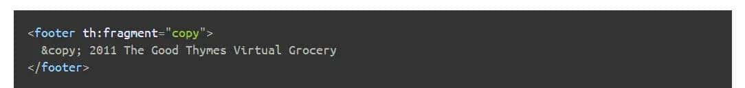 使用thymeleaf模板引擎抽取公共页面