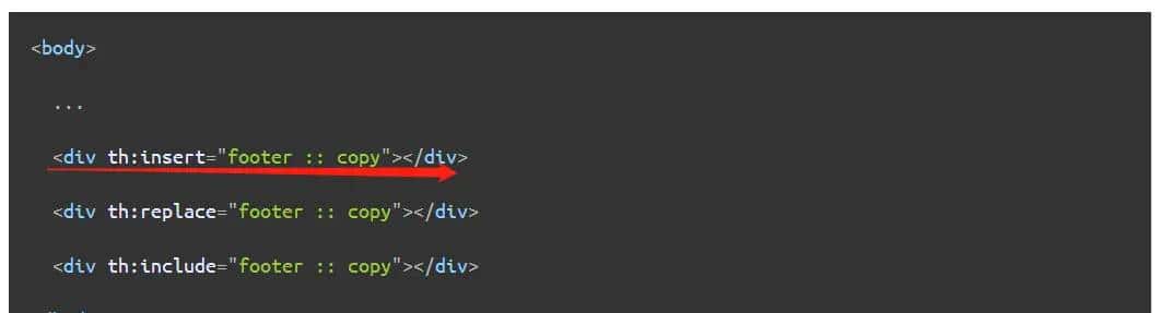 使用thymeleaf模板引擎抽取公共页面