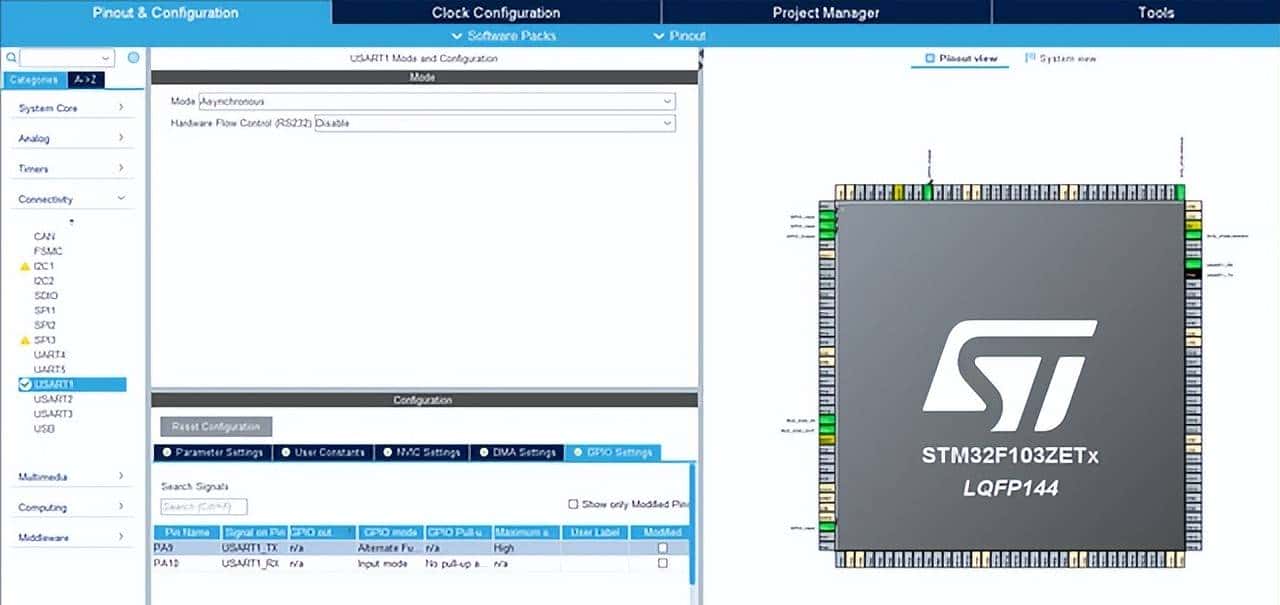 自学STM32 - USART 通用同步/异步通信