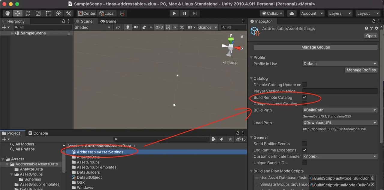 Unity Addressables热更资源
