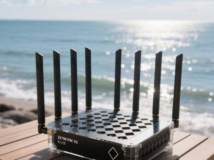 硬核DIY|ZX7981PM 5G CPE 主板实测:USB/PCIe模组通吃+OpenWrt自由！​