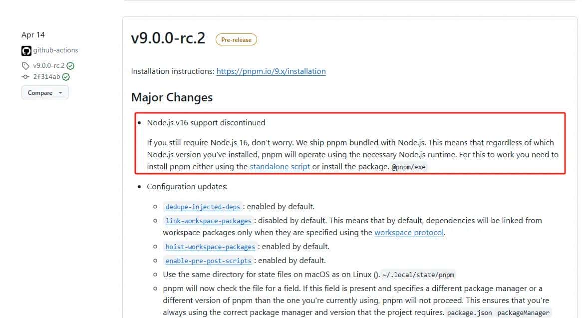 解决npm WARN EBADENGINE Unsupported engine { npm WARN EBADENGINE package: pnpm@9.x.x , npm WARN ...