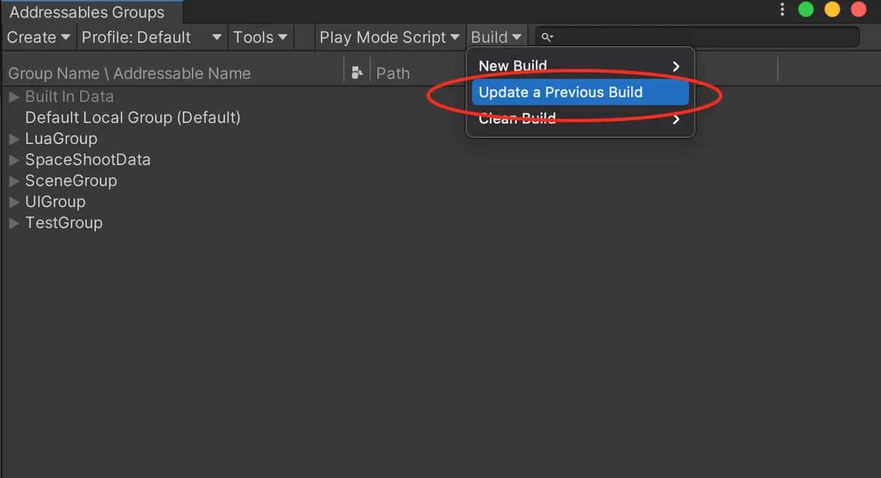 Unity Addressables热更资源