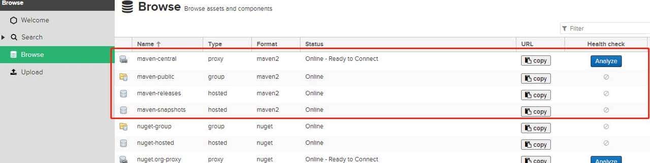Nexus搭建maven私服