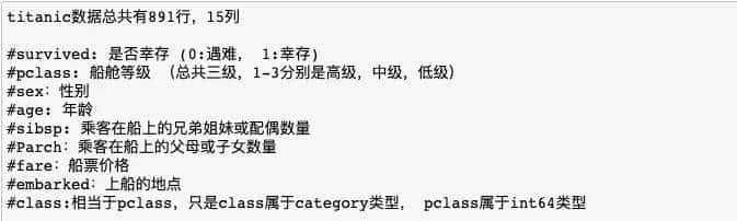 泰坦尼克号_数据分析(一)