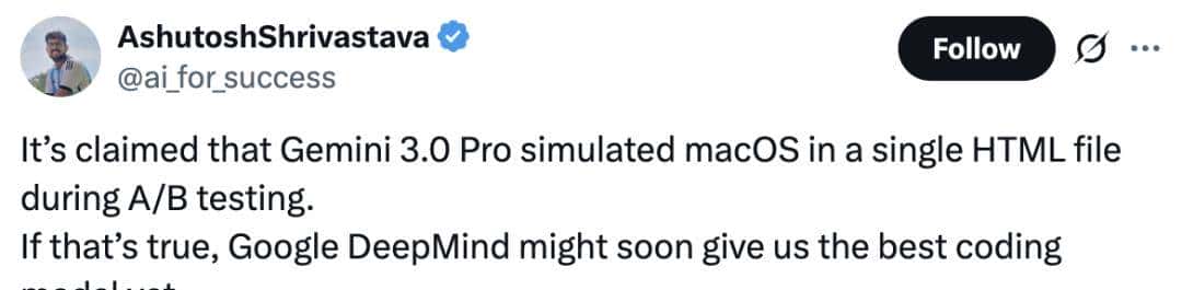 Claude4.5惨败！Gemini3.0代码生成实测：可交互率92%vs25%