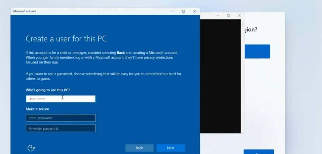 一条命令跳过Win11登录微软账户