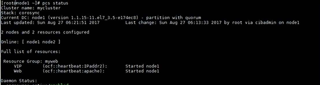 Pacemaker实现双机热备