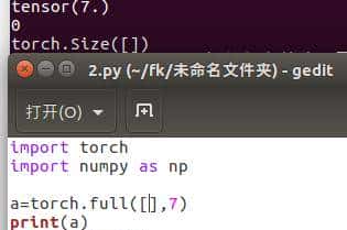pytorch如何快速创建具有特殊意思的tensor张量？