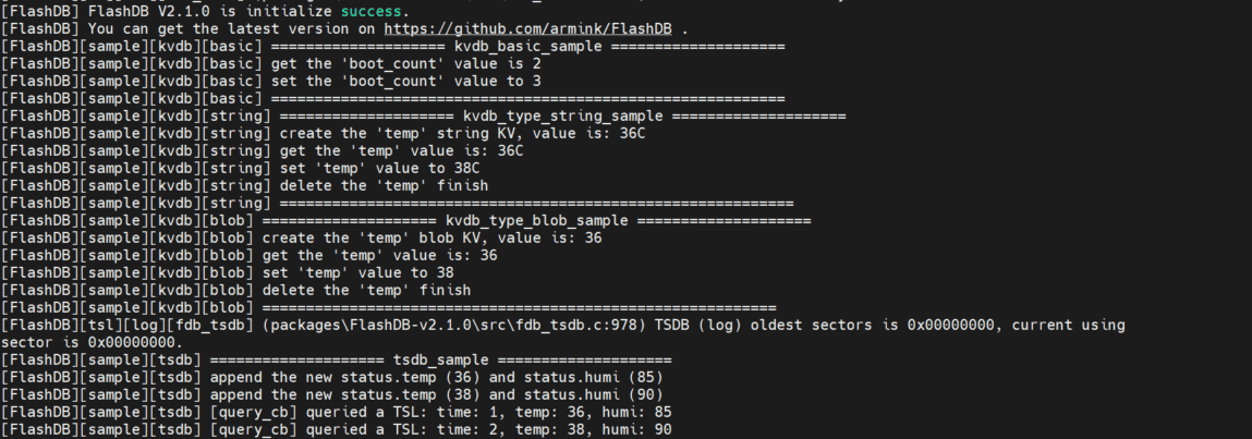 手把手教 - STM32 单片机 FlashDB 软件包的使用