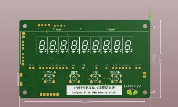 采用STM8S+DS3231打造一款精美VFD语音报时表
