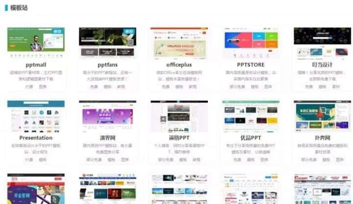 10个免费PPT模板网站