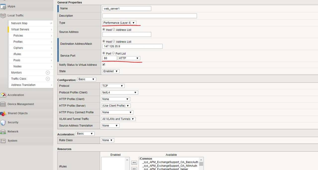 如何使用F5 BIGIP-15搭建一个基础的负载平衡功能