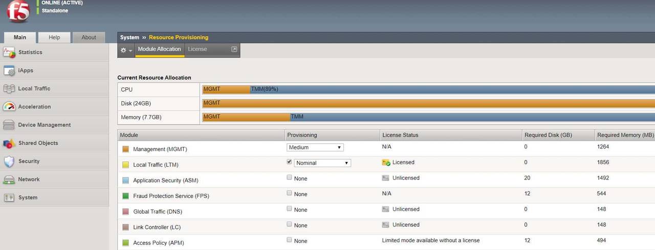如何使用F5 BIGIP-15搭建一个基础的负载平衡功能