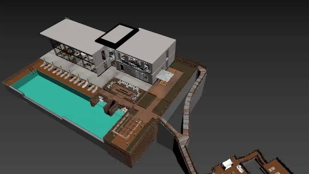 渲云教你使用3ds Max+Corona轻松绘制环海别墅全流程