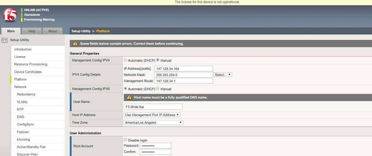 如何使用F5 BIGIP-15搭建一个基础的负载平衡功能