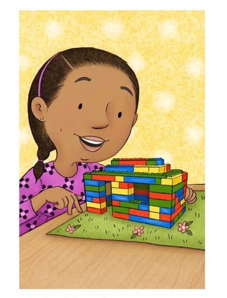 原版绘本 +听力Building with Blocks