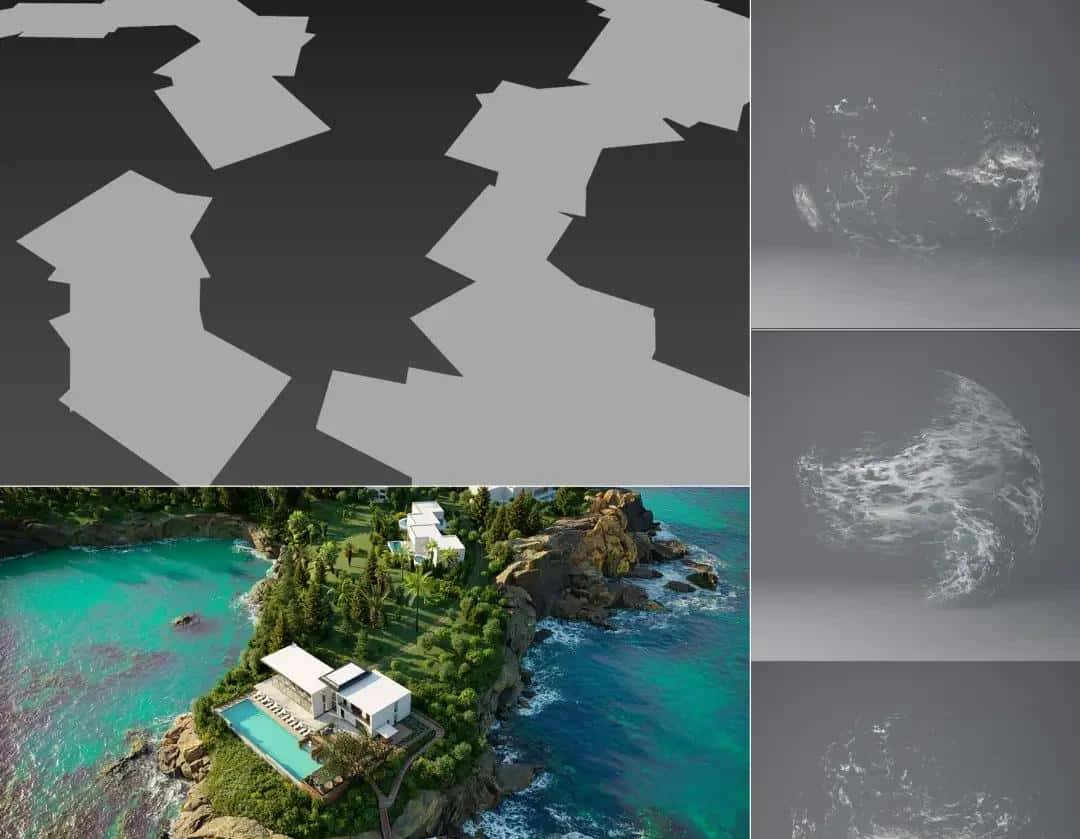 渲云教你使用3ds Max+Corona轻松绘制环海别墅全流程