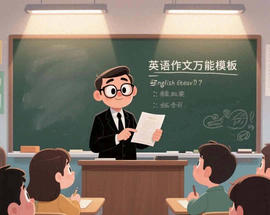 英语作文万能模板！考前救命！30 分钟搞定！