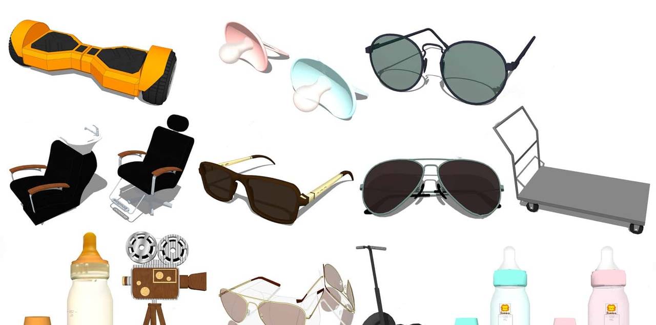 快速出图,这套SU模型实在太好用了