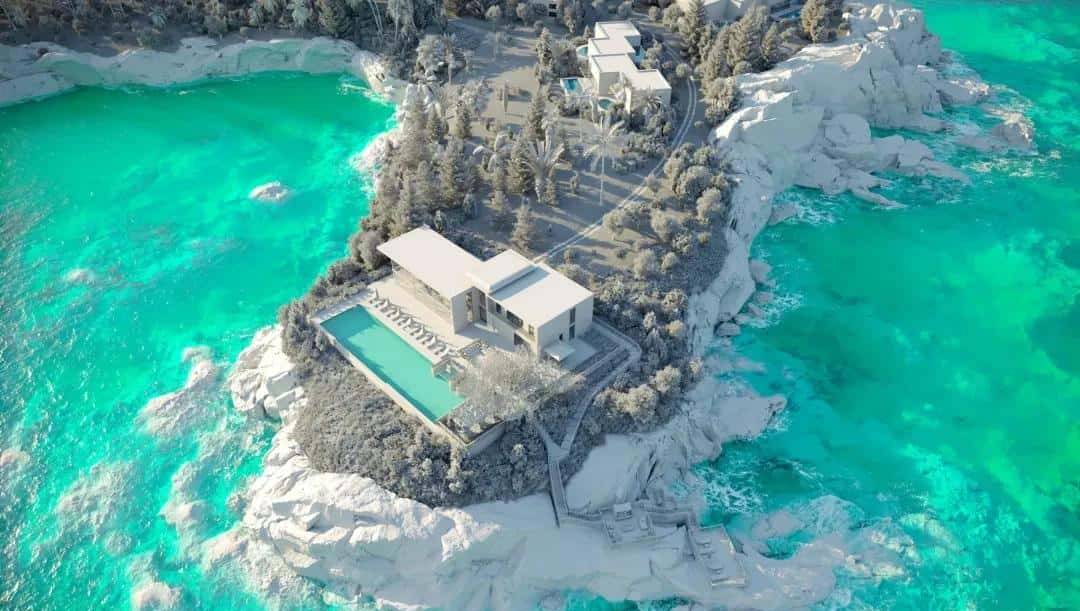渲云教你使用3ds Max+Corona轻松绘制环海别墅全流程