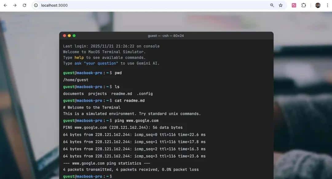 Gemini CLI 里玩“套娃” ？在终端里手搓一个“终端”，以假乱真！