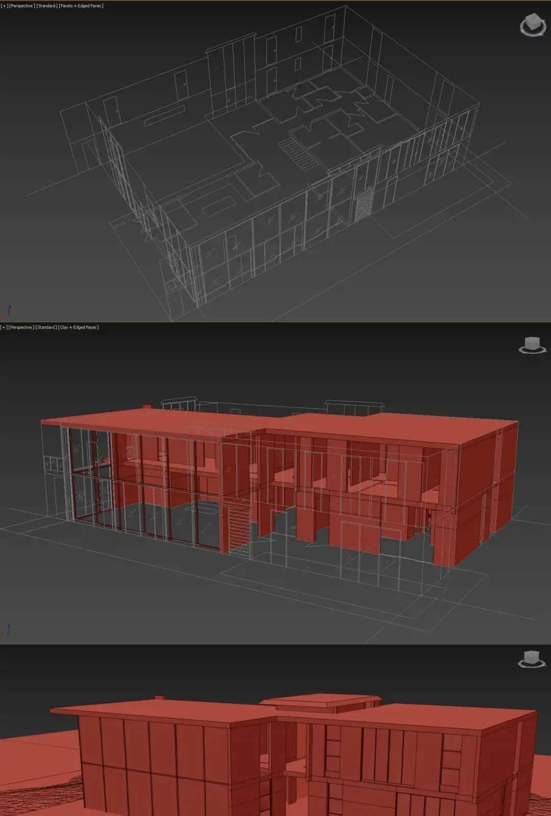 渲云教你使用3ds Max+Corona轻松绘制环海别墅全流程