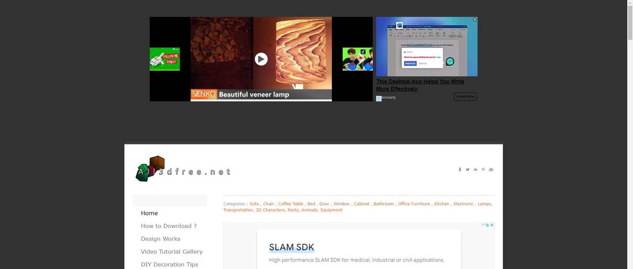 搞建模必去的6个3D模型下载网站,免费白嫖,资源不用愁