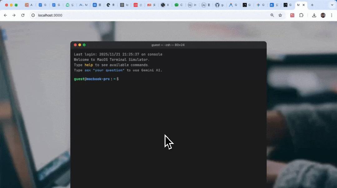 Gemini CLI 里玩“套娃” ？在终端里手搓一个“终端”，以假乱真！