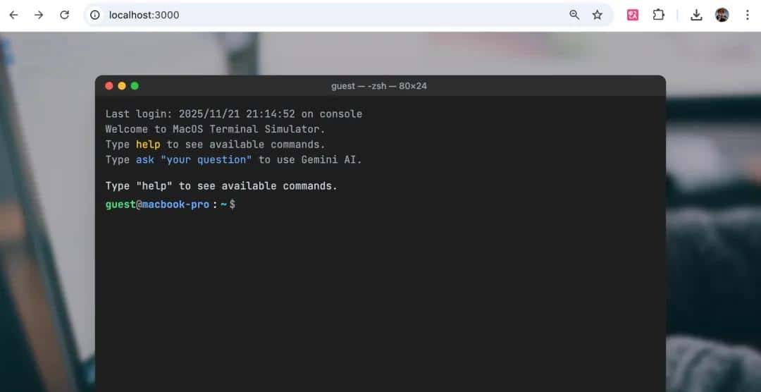 Gemini CLI 里玩“套娃” ？在终端里手搓一个“终端”，以假乱真！