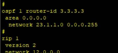 华为路由器配置RIP引入OSPF详细配置