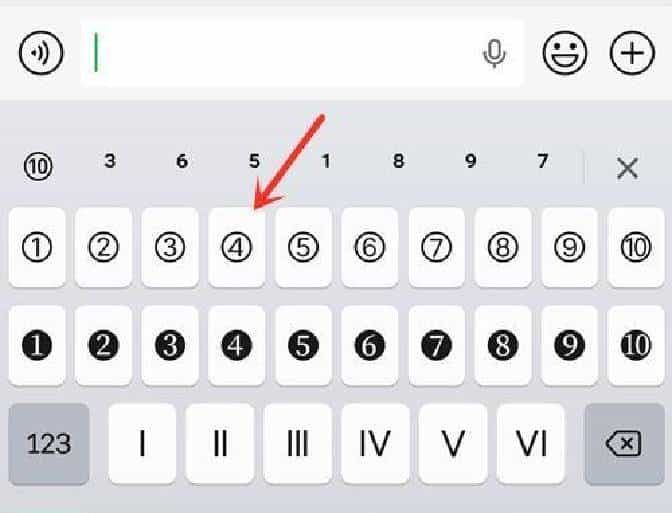 微信怎么输入带圈数字？11加个圈怎么打出来？