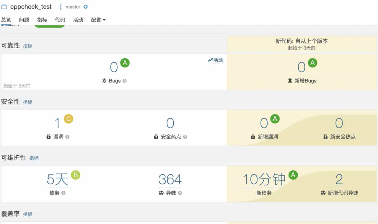 Sonarqube扫描c++代码