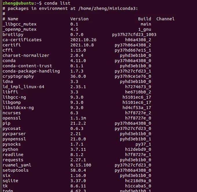 通过测试了解conda | 不进入conda具体的环境,你能使用哪些conda命令?