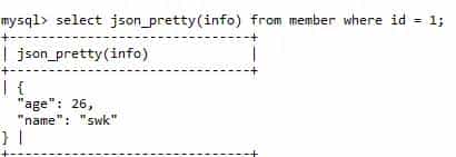 【2021/12/21】MySQL的json查询之json_keys、json_object、json_overlaps、json_pretty