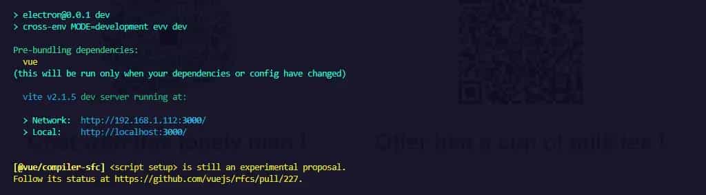 用vite2 vue3开发electron 桌面程序