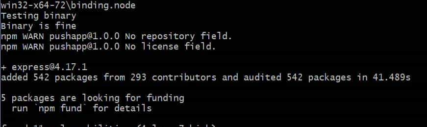 node.js 启动报错：Error: Cannot find module  express  解决方法