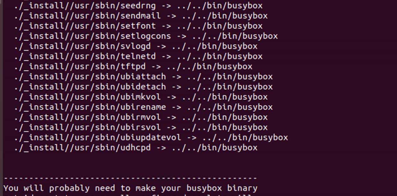 Linux文件系统制作与裁剪