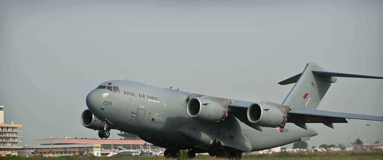 英国皇家空军的C-17“空中霸王III”运输机