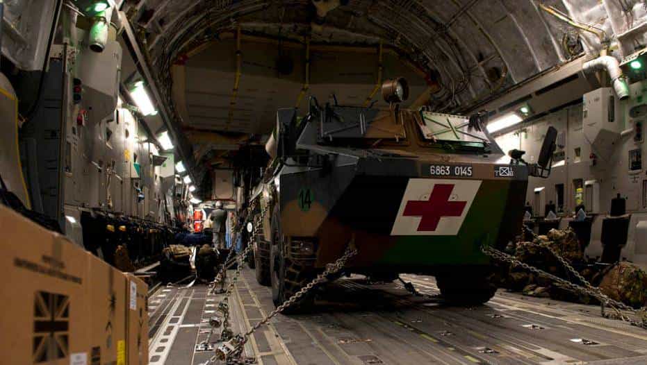 英国皇家空军的C-17“空中霸王III”运输机